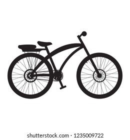 Side view of a bike
