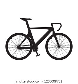 Side view of a bike