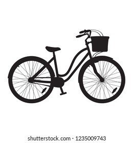 Side view of a bike