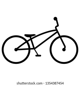 side view of a bike