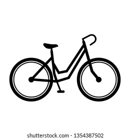 side view of a bike