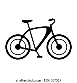 side view of a bike