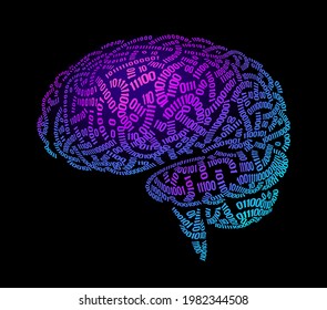 El cerebro de visión lateral consiste en códigos binarios