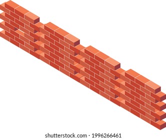 vista lateral de un ladrillo. es una creación colorida. tiene un bonito diseño