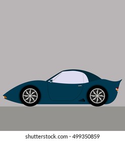 side view of car, automobile, motor vehicle
