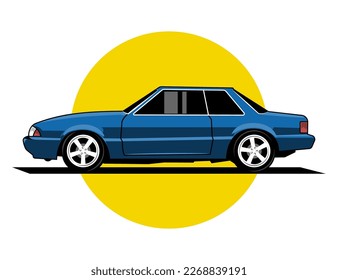 side view car vector illustration design
