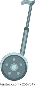 Side view illustration of a segway