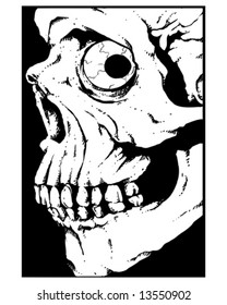 side view skull