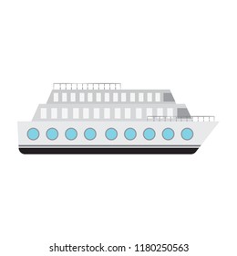 Side view of a vacation cruise