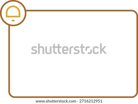 Sidebar notification card with bell icon corner