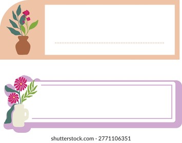 A side-by-side comparison of two fuchsia flower illustrations