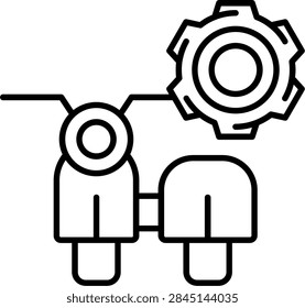 Sidecar Pattern Illustration vector Icon Design