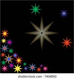 sidereal, star, 70s, 80s, 90s, abstract, art, artistic, funky, nostalgic, backdrop, background