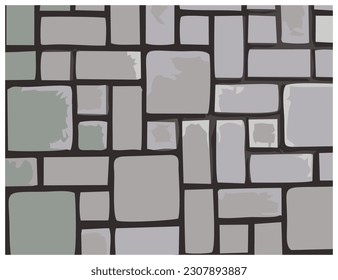 sidewalk bricks seen from above forming a great background for your arts or even as a decoration for your environment