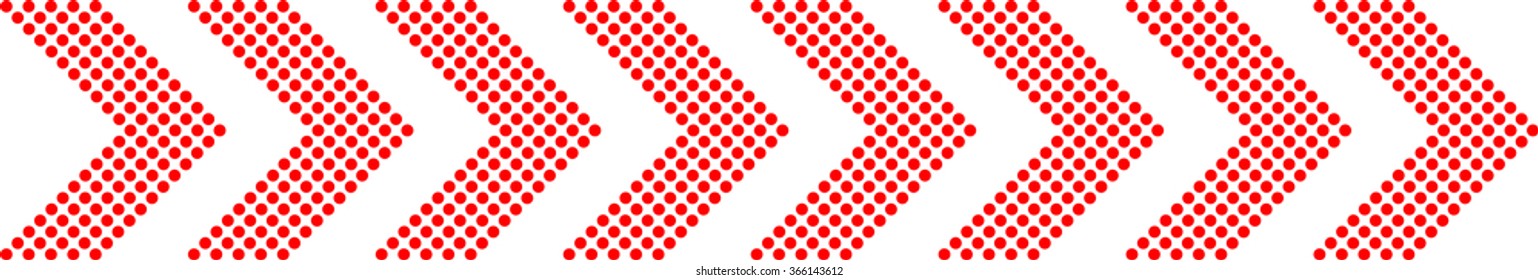 sideways. dotted sign. Arrow Design .element for your design.Striped direction. vector illustration
