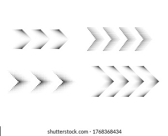 sideways . Linear signs . Arrow Design .elements for your design.Striped direction. vector illustration