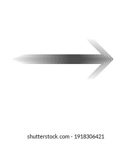 sideways Set . Linear signs collection. Arrow Design .elements for your design.Striped direction. vector illustration