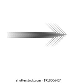 sideways Set . Linear signs collection. Arrow Design .elements for your design.Striped direction. vector illustration