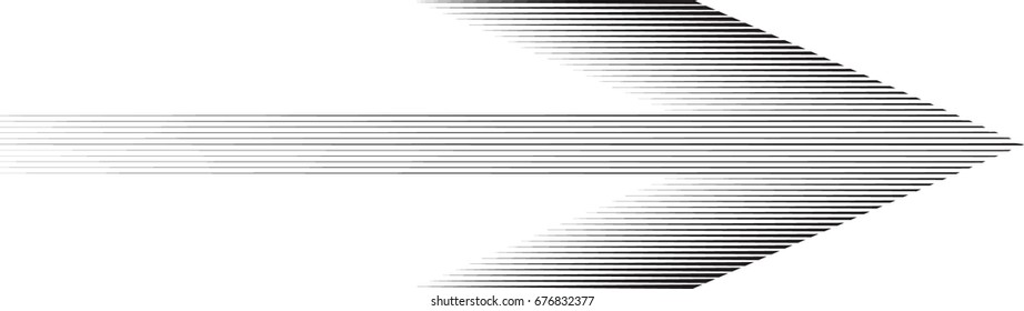 sideways Set . Linear signs collection. Arrow Design . elements for your design.Striped direction. vector illustration