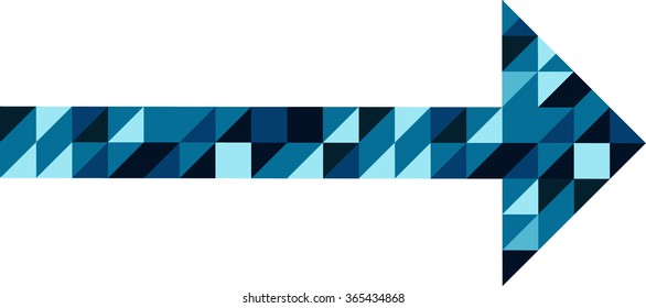 sideways. triangular sign. Arrow Design .element for your design.modern direction. vector illustration