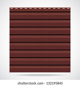 Siding texture panel brown color