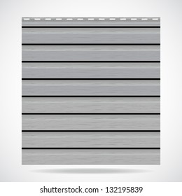 Siding Texture Panel Dark Gray Color