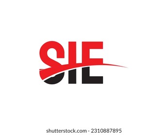 SIE Letter Initial Logo Design Vector Illustration