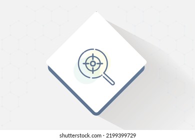 SIEM Analyst Guide Icon Vector Design