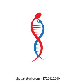 Sience DNA Food Logo Template