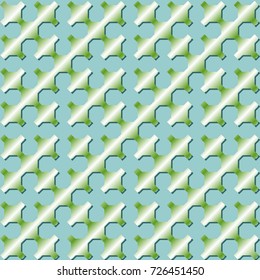 Sierpinski curve patterns. Light green gradient patterns using mathematical model of fractal recursive curve, vector EPS 10