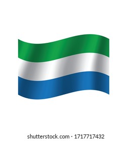 Sierra   flag. Simple vector Sierra  flag