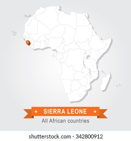 Sierra Leone. All the countries of Africa.