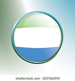 sierra leone country flag with colorful effect lenses and frames