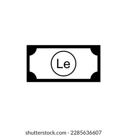 Sierra Leone Currency Symbol, Sierra Leonean Leone Icon, SLE Sign. Vector Illustration