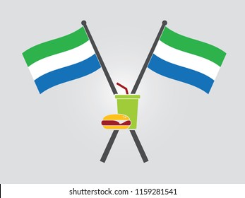 Sierra Leone Emblem Fast Food