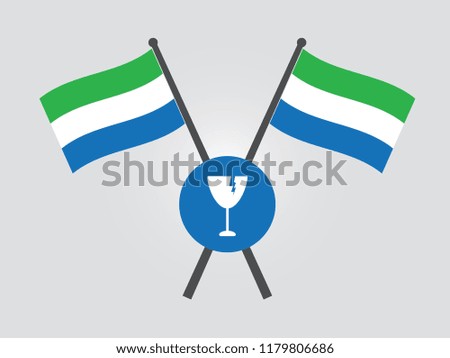 Sierra Leone Emblem Fragile
