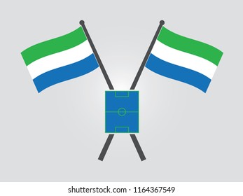 Sierra Leone Emblem Soccer Match