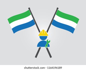 Sierra Leone Emblem Technicain