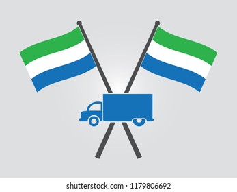 Sierra Leone Emblem Truck Delivery