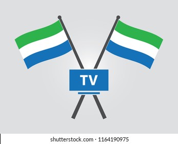 Sierra Leone Emblem TV Broadcast