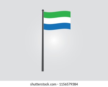 Sierra Leone Flag Banner