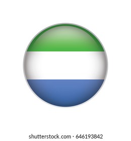 Sierra Leone flag button