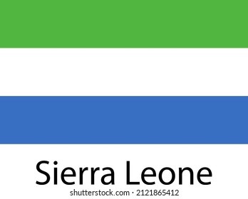 SIERRA LEONE FLAG DESIGN FOR SOCIAL MEDIA AND PRINT MEDIA.