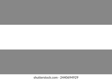 Sierra Leone flag - greyscale monochrome vector illustration. Flag in black and white