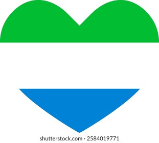 Sierra Leone flag illustrator country flags round symbol nation 