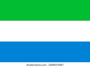 Sierra Leone flag illustrator national of vector