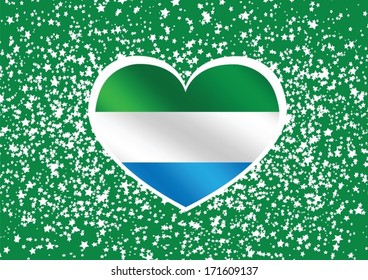 Sierra Leone flag themes idea design