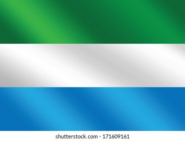 Sierra Leone flag themes idea design