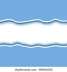 Sierra Leone flag, torn paper lacerated banners set with ripped edges and shadows, vintage style layered stripes template with empty space for text for writing, scrapbooking, vector illustration