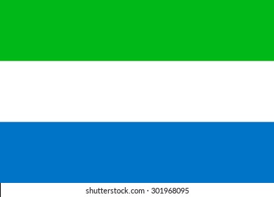 Sierra Leone flag vector